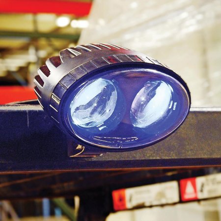 GLOBAL INDUSTRIAL LED Forklift Safety Spotlight, Blue 988717